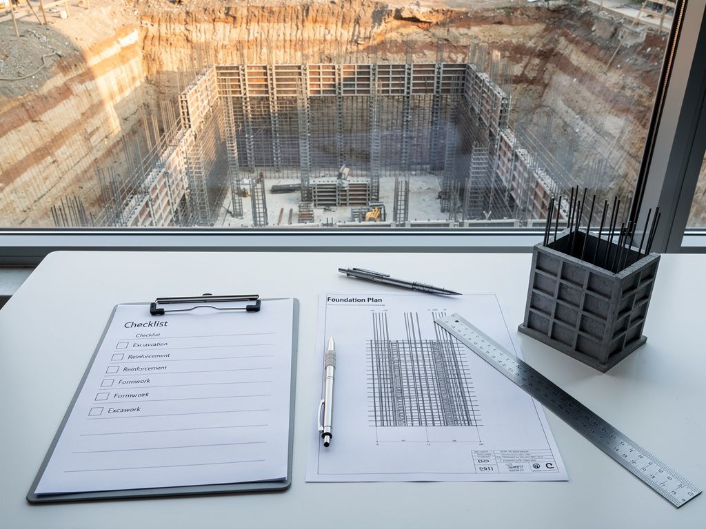 Checkliste zur fachgerechten Prüfung von Fundamenten für Hochhäuser