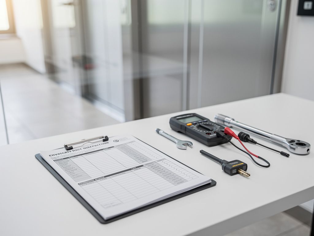 Checkliste zur Wartung von Aufzugsanlagen in Wohngebäuden