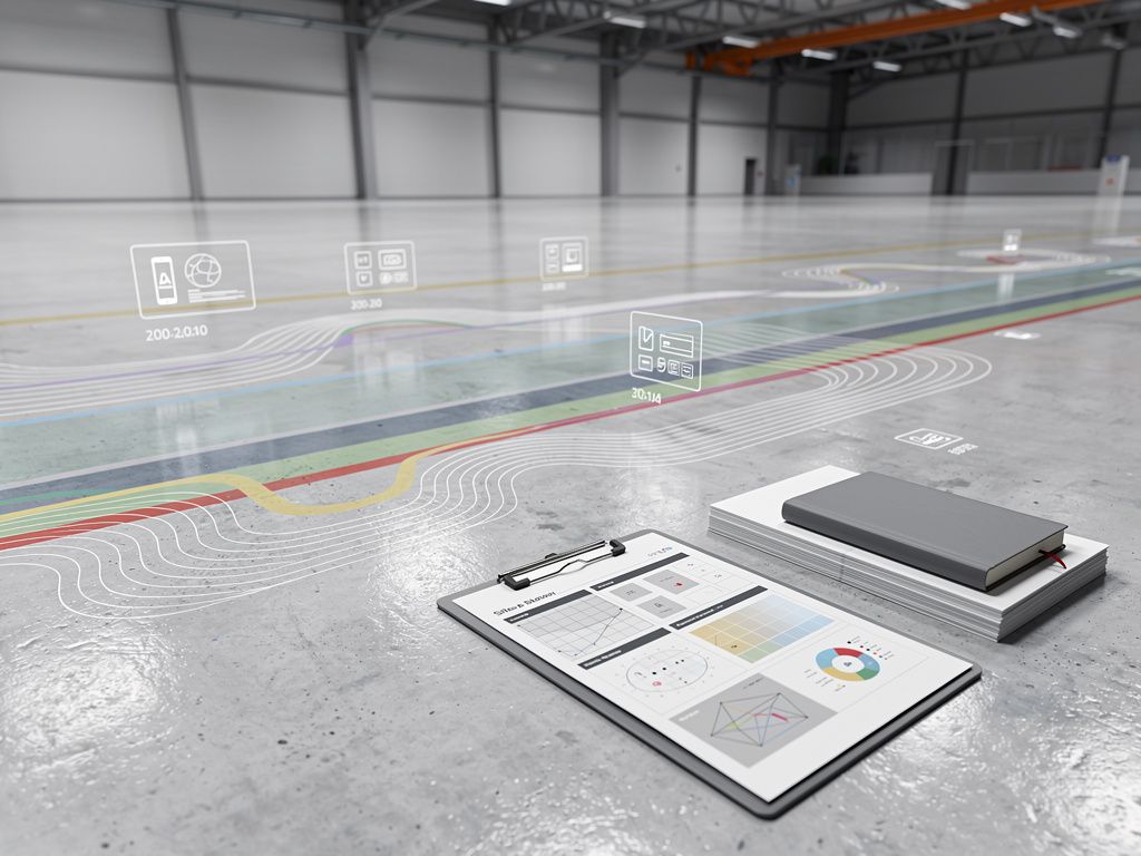 Digitale Planung und Dokumentation von Bodenbeschichtungsarbeiten