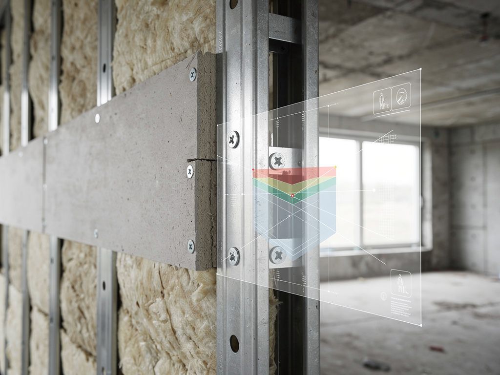 Digitale Planung und Überwachung von Trockenbauarbeiten mit BIM-Integration