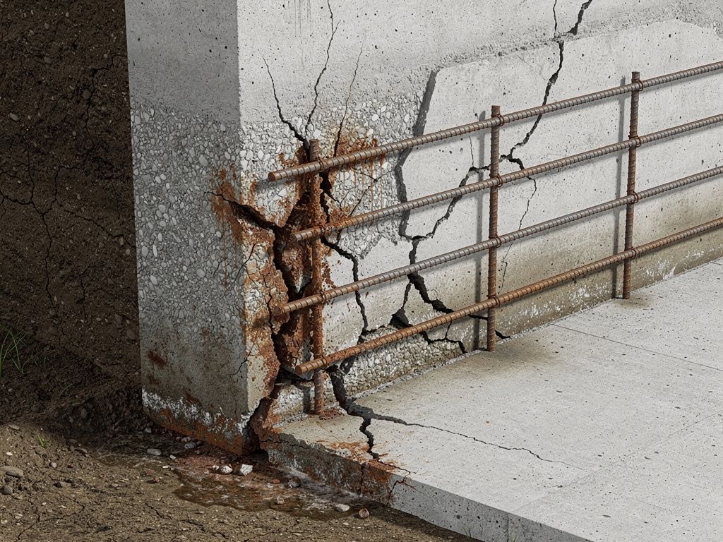 Fehlerhafte Abdichtung von Betonstahl im Kellerbau – Korrosionsrisiken …