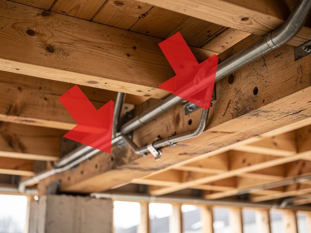 Fehlerhafte Verlegung von Rohrleitungen in Holzbalkendecken – Ursachen, …