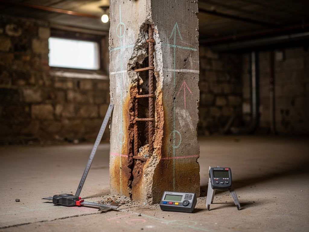 Korrosionsschäden an Stahlbetonstützen im Altbau – Ursachen, Prüfung …
