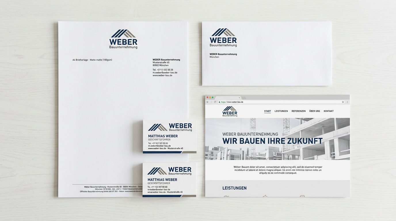 Professioneller Außenauftritt