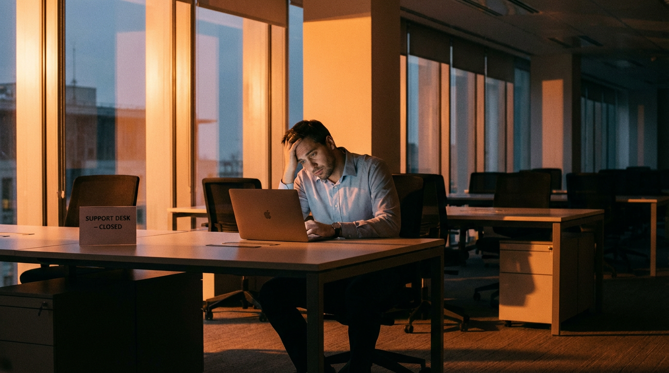 Fehlender Support & Betreuung