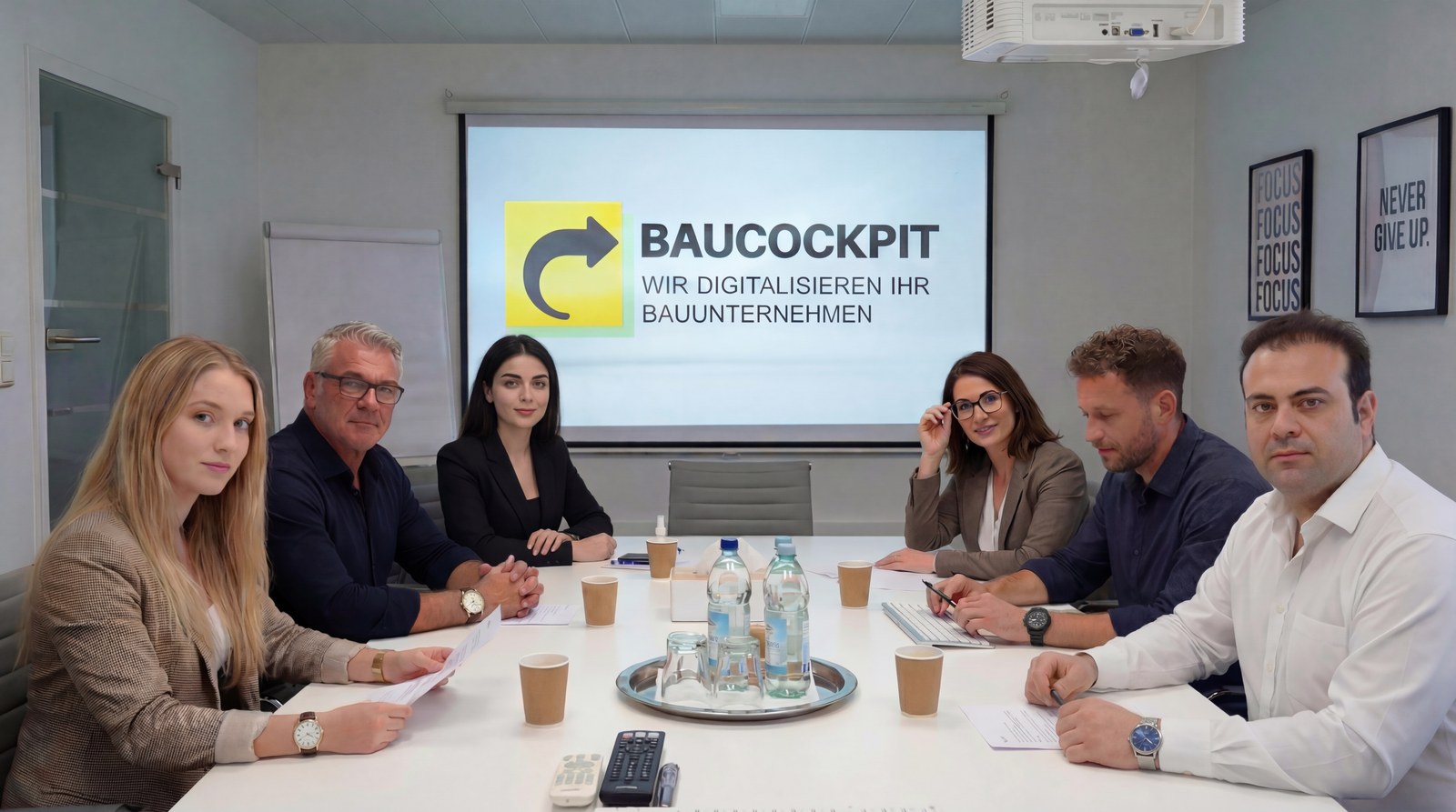 Team von BauCockpit – Beratung und Software für Bauunternehmen