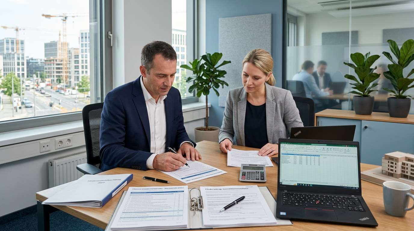 Fördercheck für Bauunternehmen