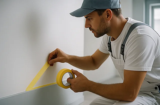 Maler-Abklebeband-Rechner (Rollen)