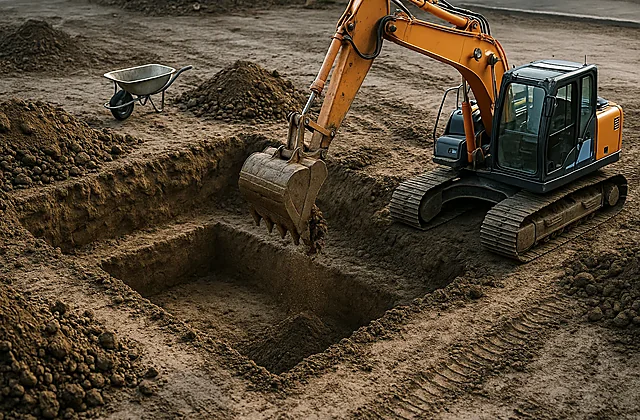 Aushub-Rechner (Volumen)