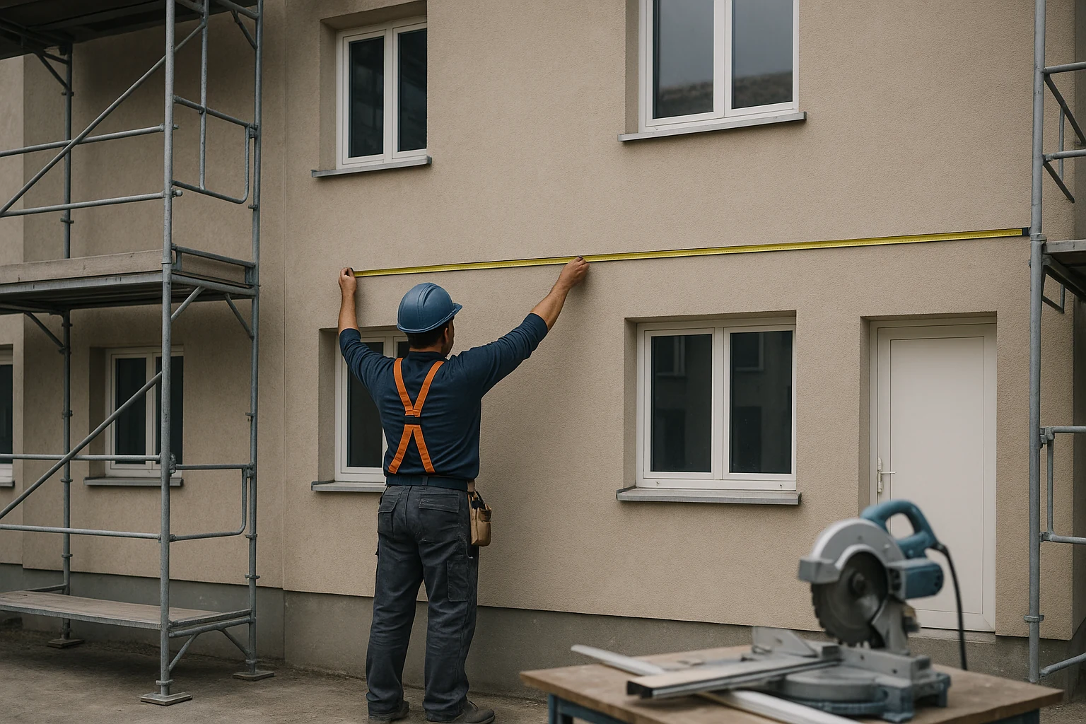 Aufmaß-Rechner Fassade (m²) – kostenlos