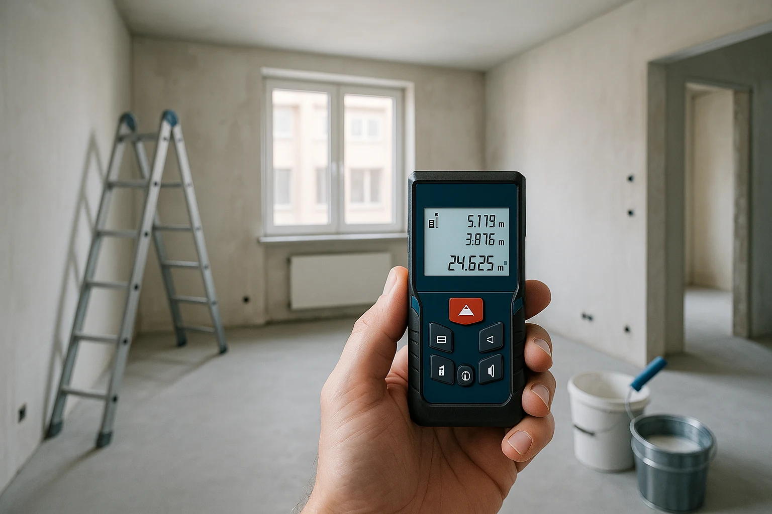 Raum-/Wandflächen-Rechner (Maler/Tapete) – kostenlos