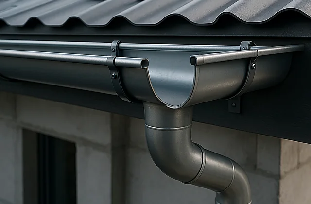 Regenrinne-Rechner (Rinnenmeter + Fallrohre)