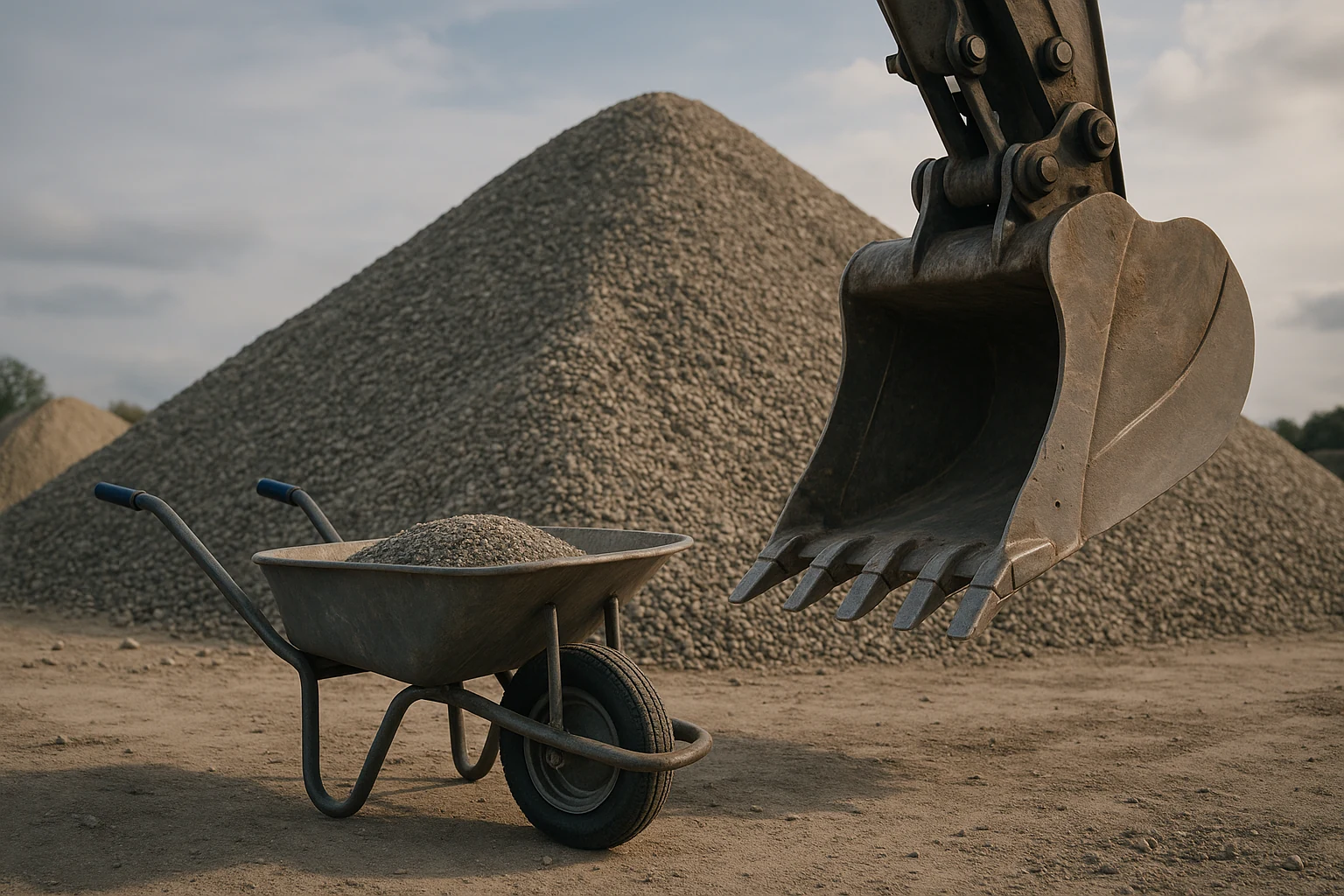 Schüttgut-Rechner (Kies/Sand) – kostenlos