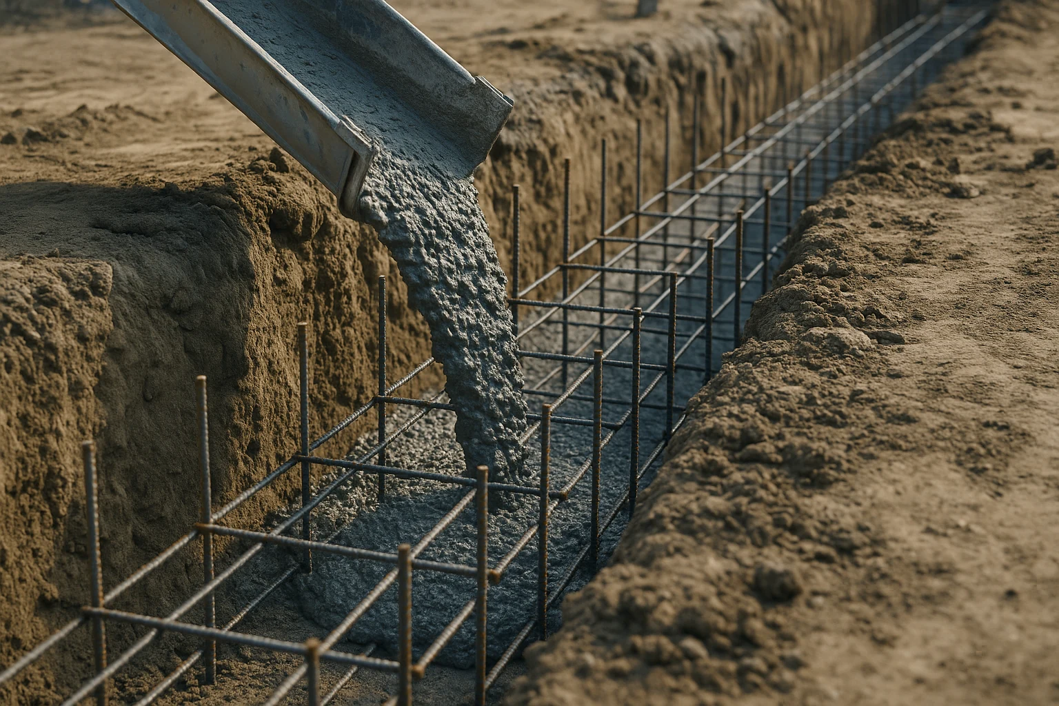 Streifenfundament-Rechner (Beton) – kostenlos