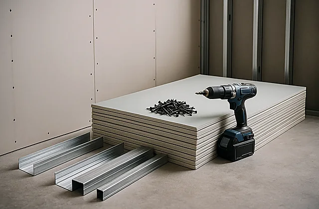 Materialbedarfs-Rechner Trockenbau (Gipskarton)